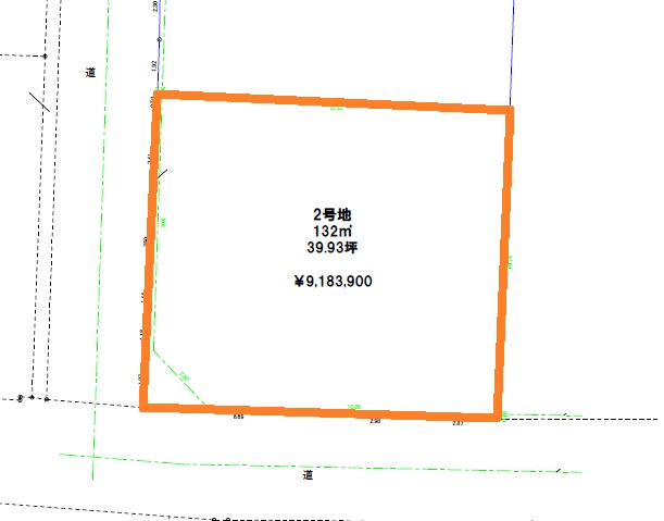 【建築条件付き】桜馬場分譲地　2号地